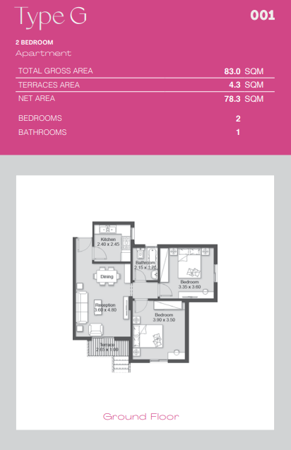 Floor plan for apartment at Ashgar City