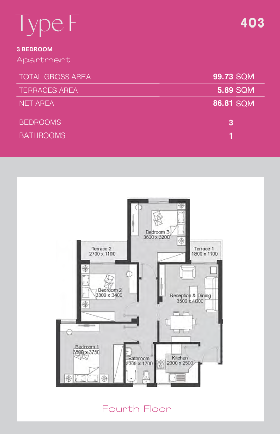 Floor plan for apartment at Ashgar City