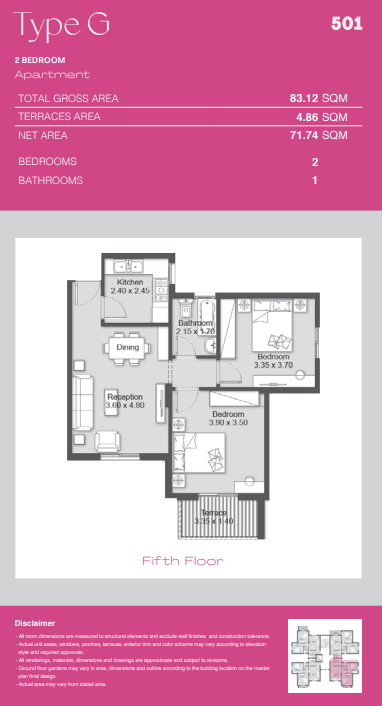 Floor plan for penthouse at Ashgar City