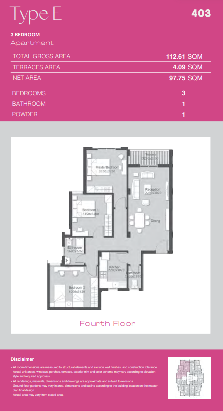 Floor plan for apartment at Ashgar City