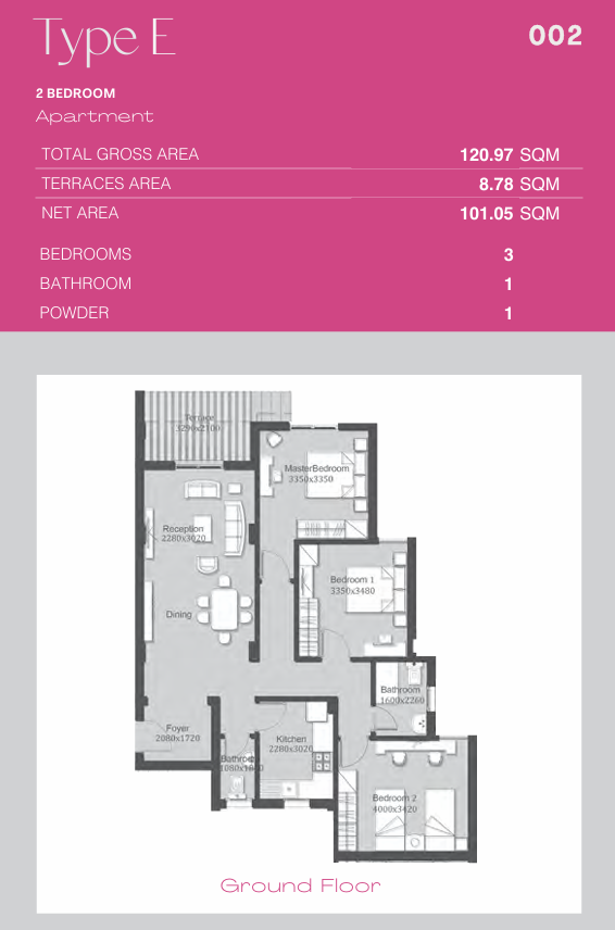 Floor plan for apartment at Ashgar City