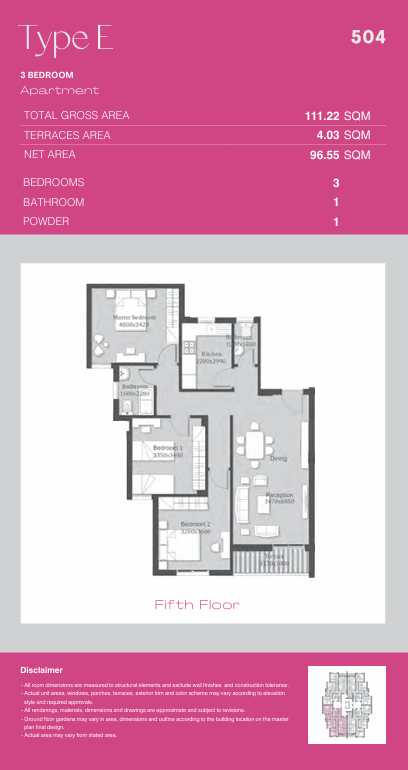 Floor plan for penthouse at Ashgar City