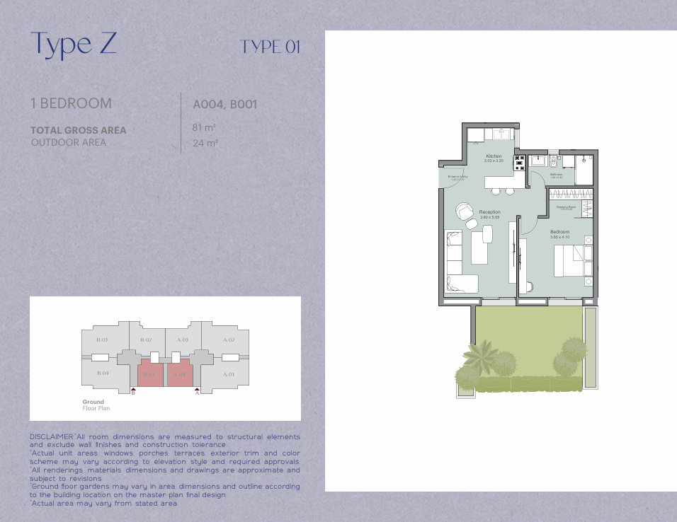 Floor plan for apartment at Ashgar Heights