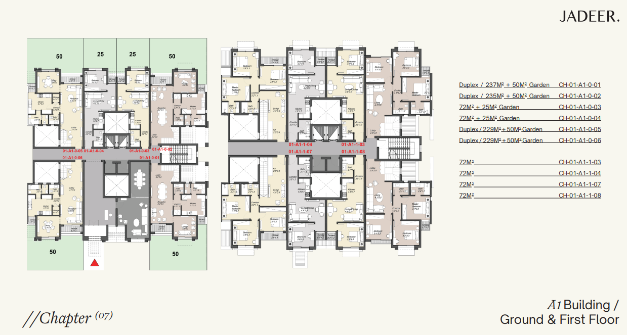 Floor plan for apartment at Chapters Residence R8