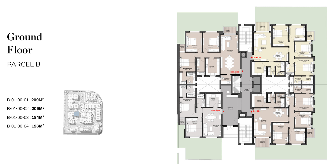 Floor plan for apartment at Garnet