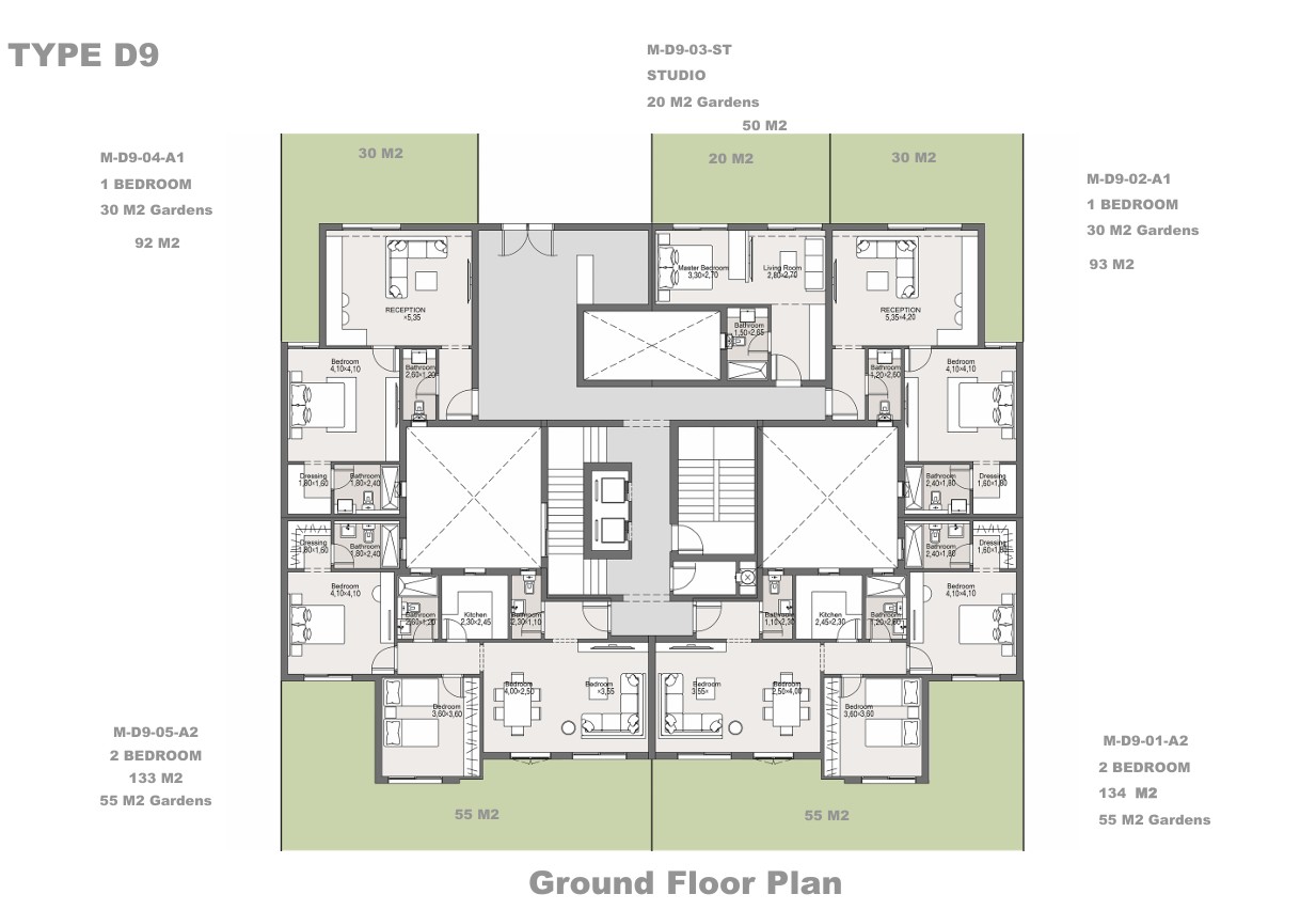 Floor plan for apartment at Maliv