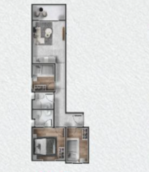 Floor plan for chalet at Mini Egypt