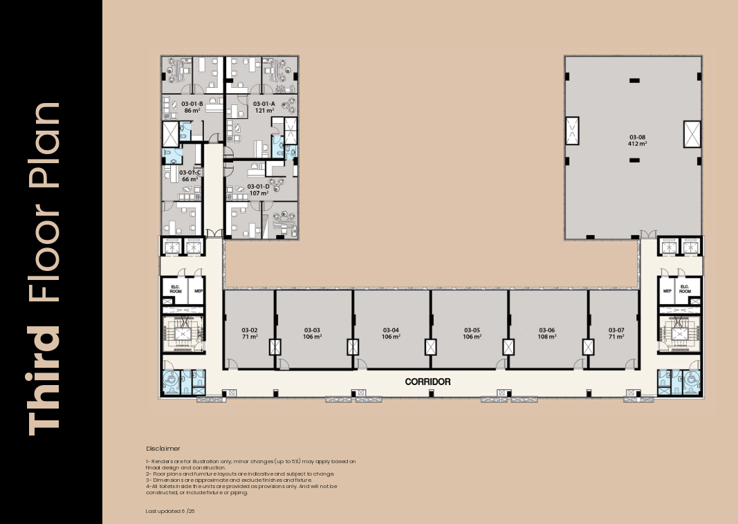 Floor plan for  at Noir