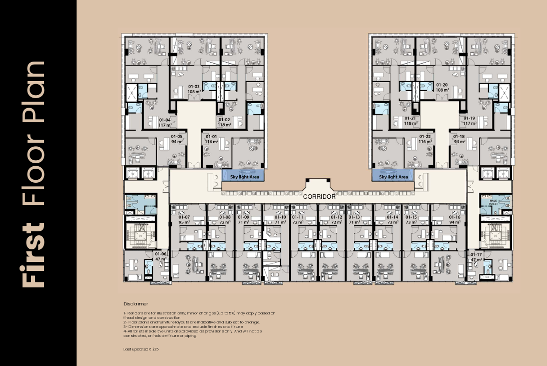 Floor plan for  at Noir