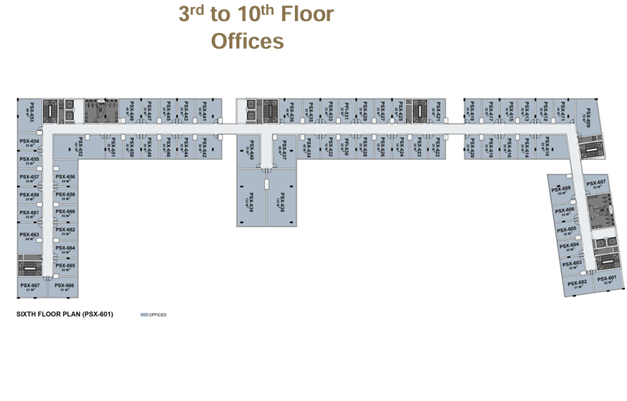 Floor plan for  at The Loft Plaza