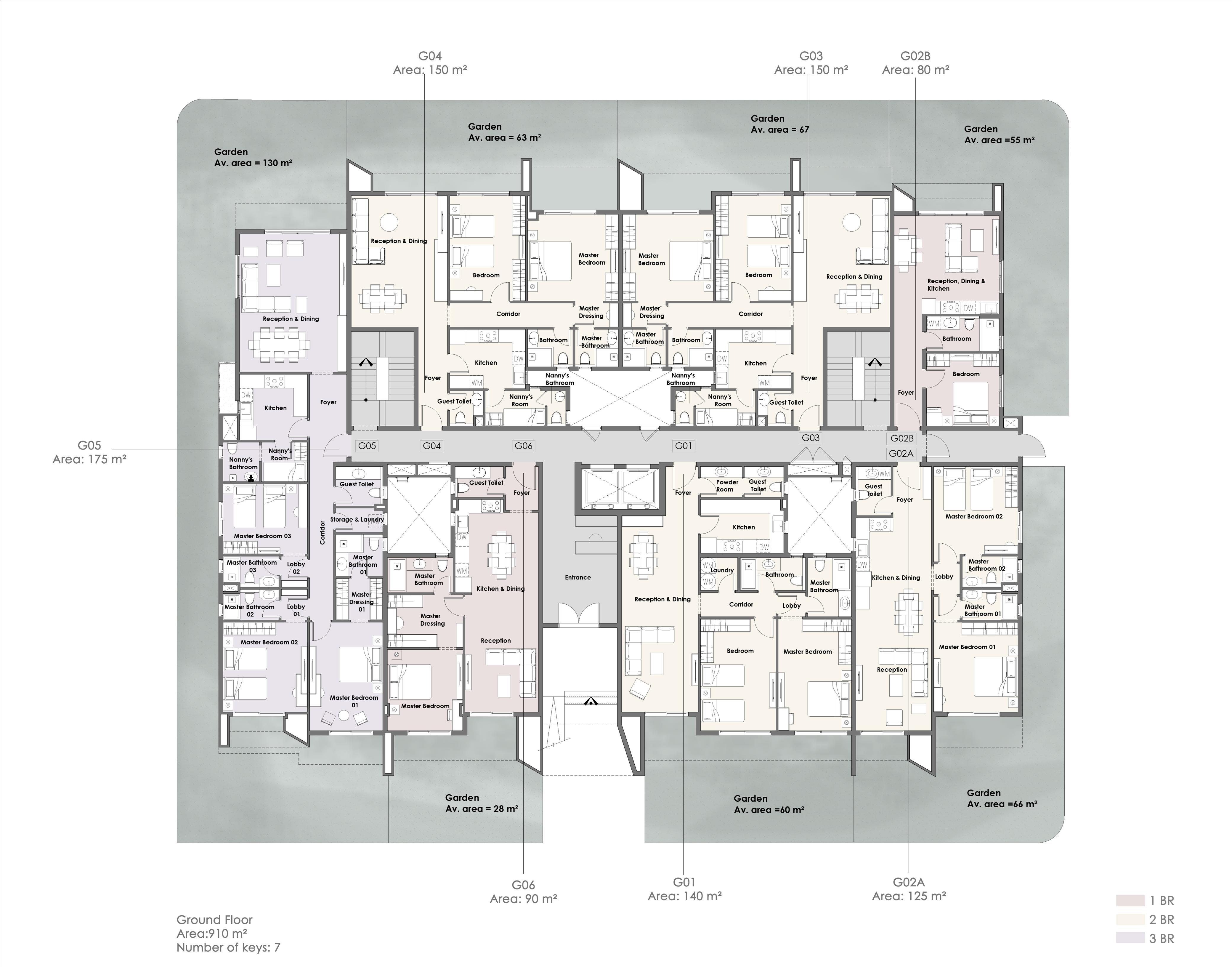 Floor plan for apartment at 31 West