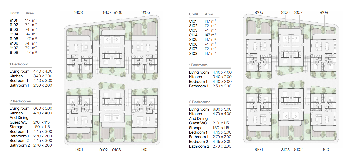 Floor plan for chalet at Azha