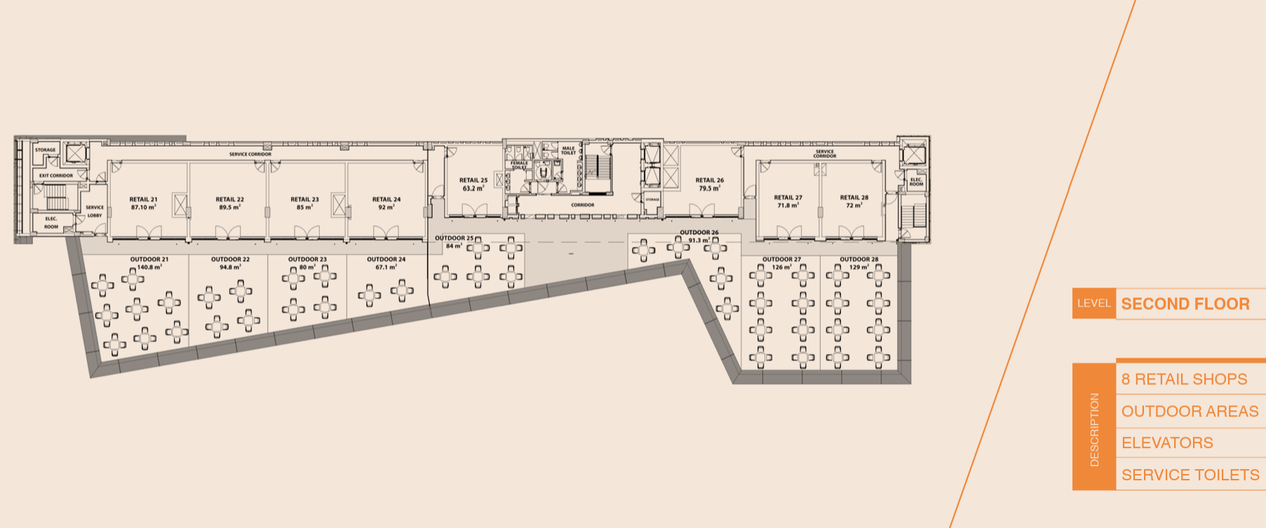 Floor plan for  at Taj City