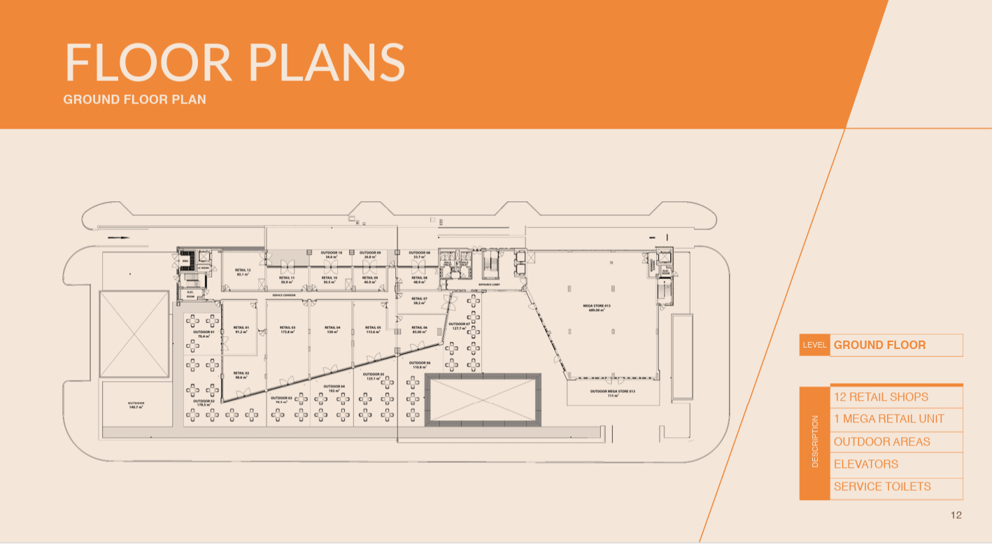 Floor plan for  at Taj City