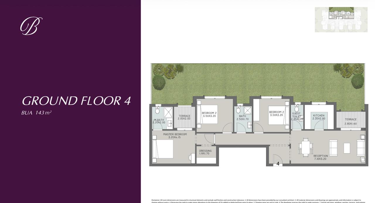 Floor plan for apartment at The Butterfly