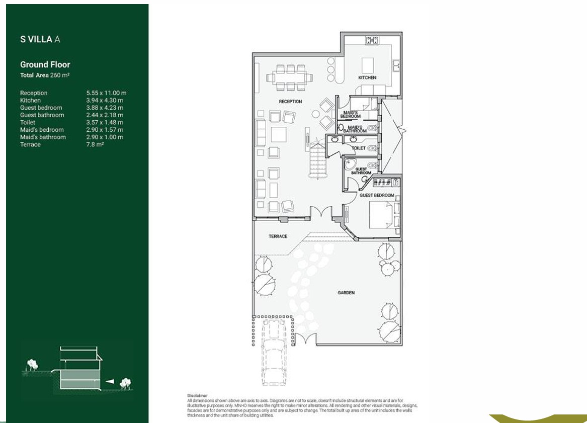 Floor plan for duplex at S2-Croons
