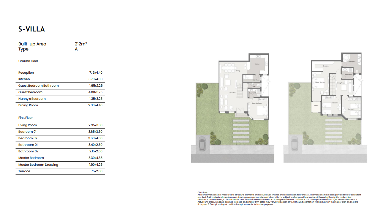 Floor plan for duplex at ELM Tree - Sarai