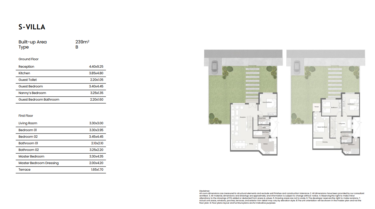Floor plan for duplex at ELM Tree - Sarai