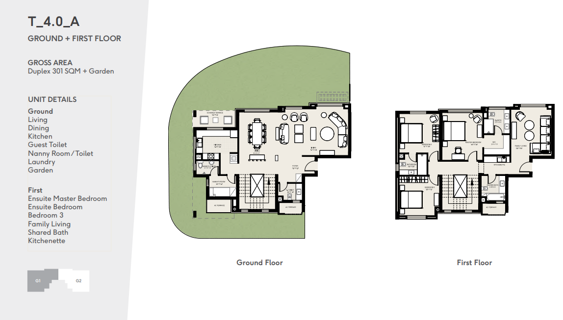 Floor plan for duplex at D Parks New Cairo