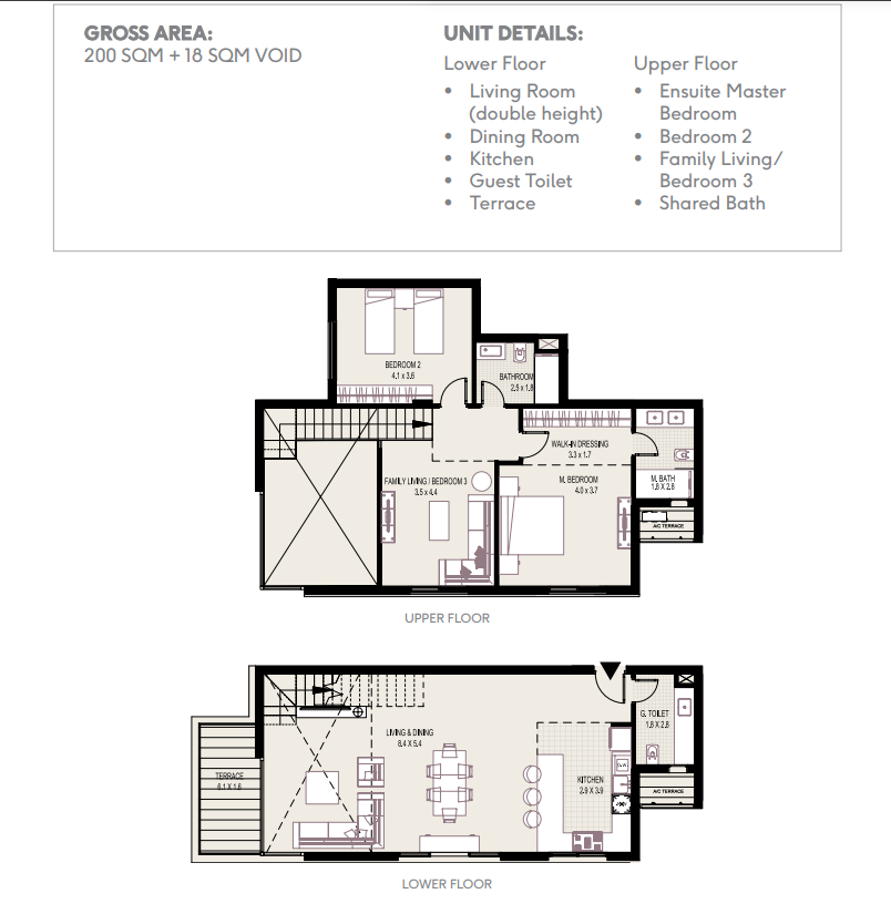 Floor plan for  at Plateau District 5