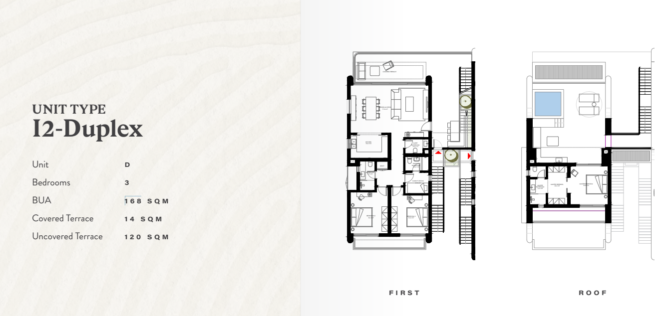 Floor plan for penthouse at R3-Oasis