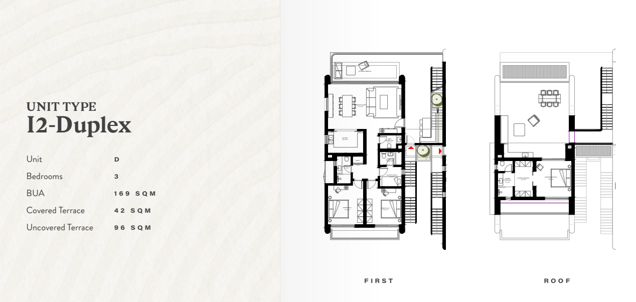 Floor plan for chalet at R6-Bougainvillea
