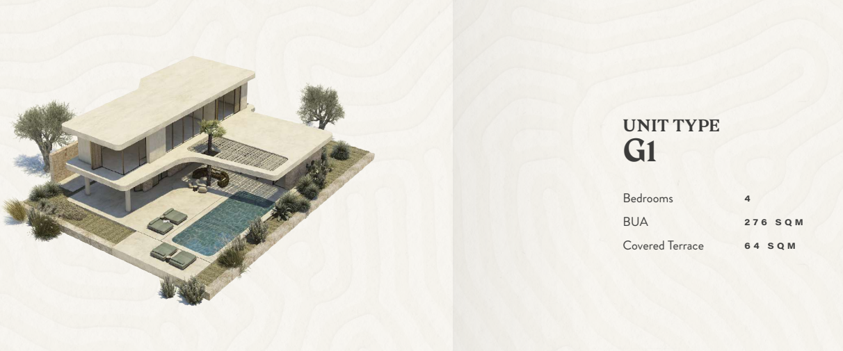 Floor plan for villa at R1-Dunes