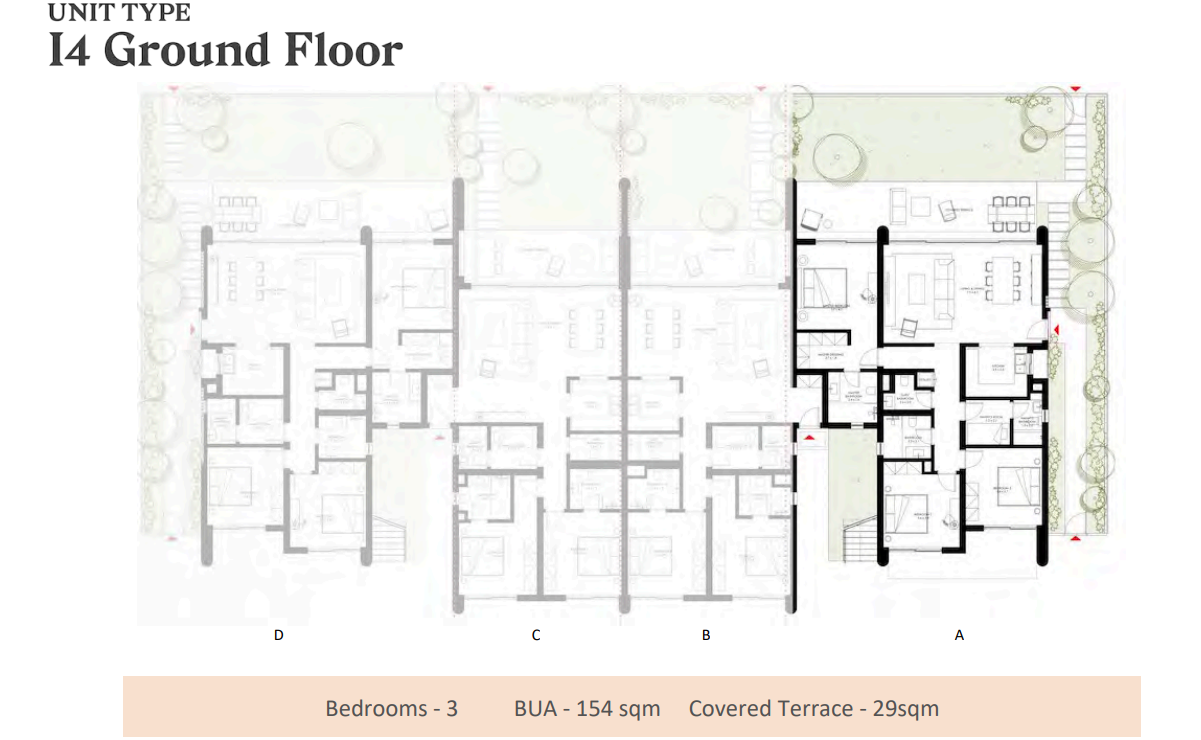 Floor plan for chalet at R8-Breeze