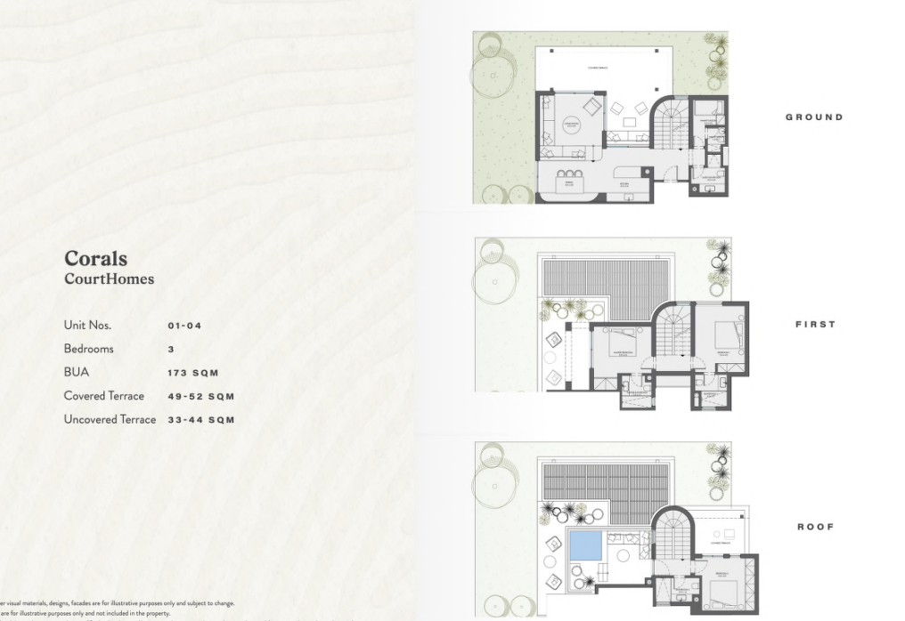 Floor plan for townhouse at R2-The Town