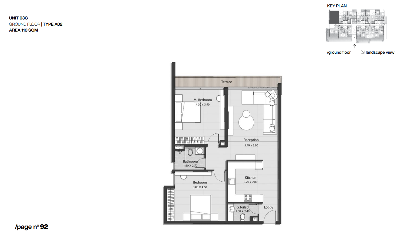 Floor plan for apartment at Nmq