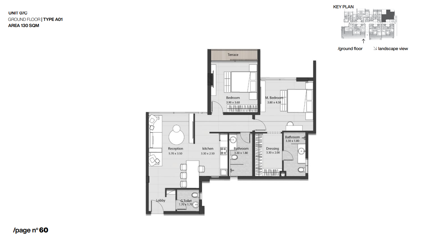 Floor plan for apartment at Nmq