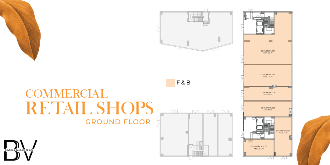 Floor plan for  at Boutiques Business Village
