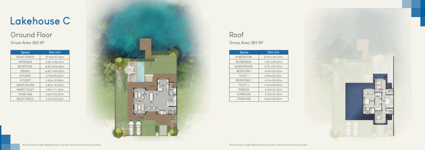 Floor plan for villa at MV Park - ICity October