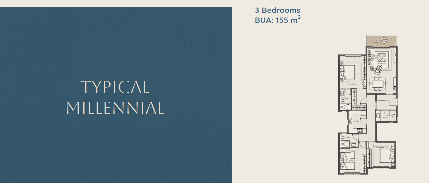 Floor plan for apartment at Creek View Valleys