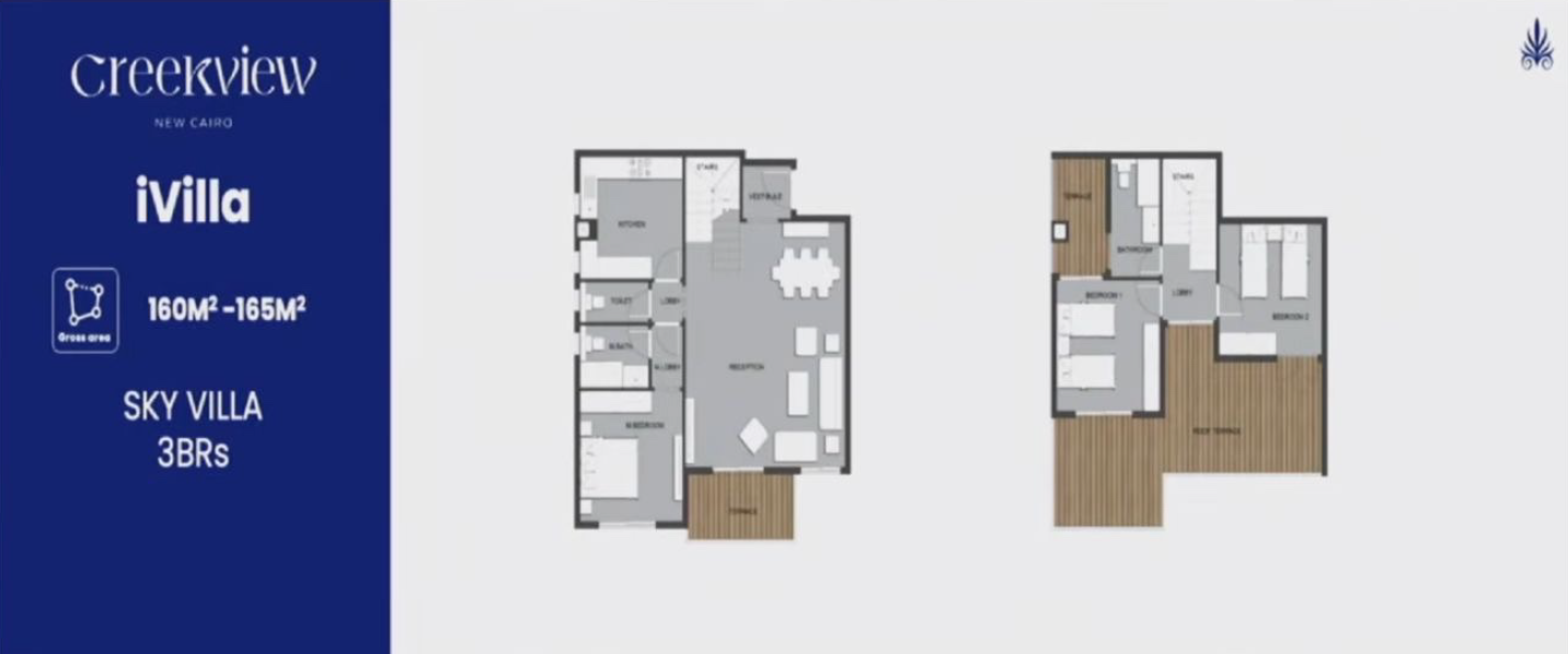 Floor plan for duplex at Creek View Islands