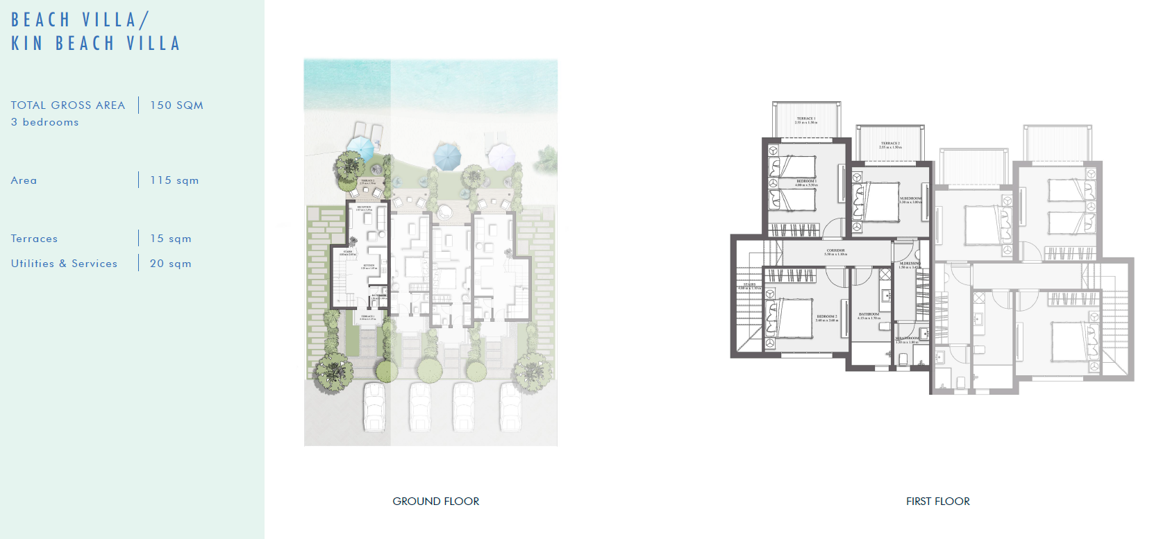 Floor plan for duplex at Crysta