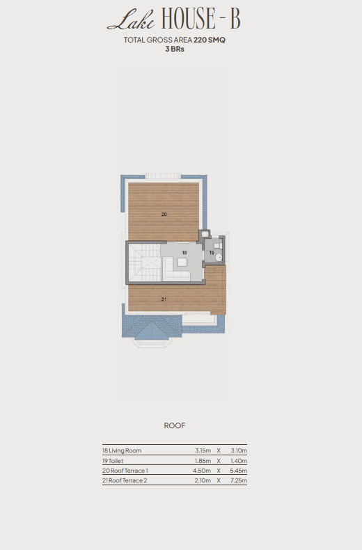 Floor plan for villa at Kings Way