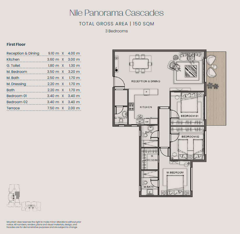Floor plan for duplex at Crysta