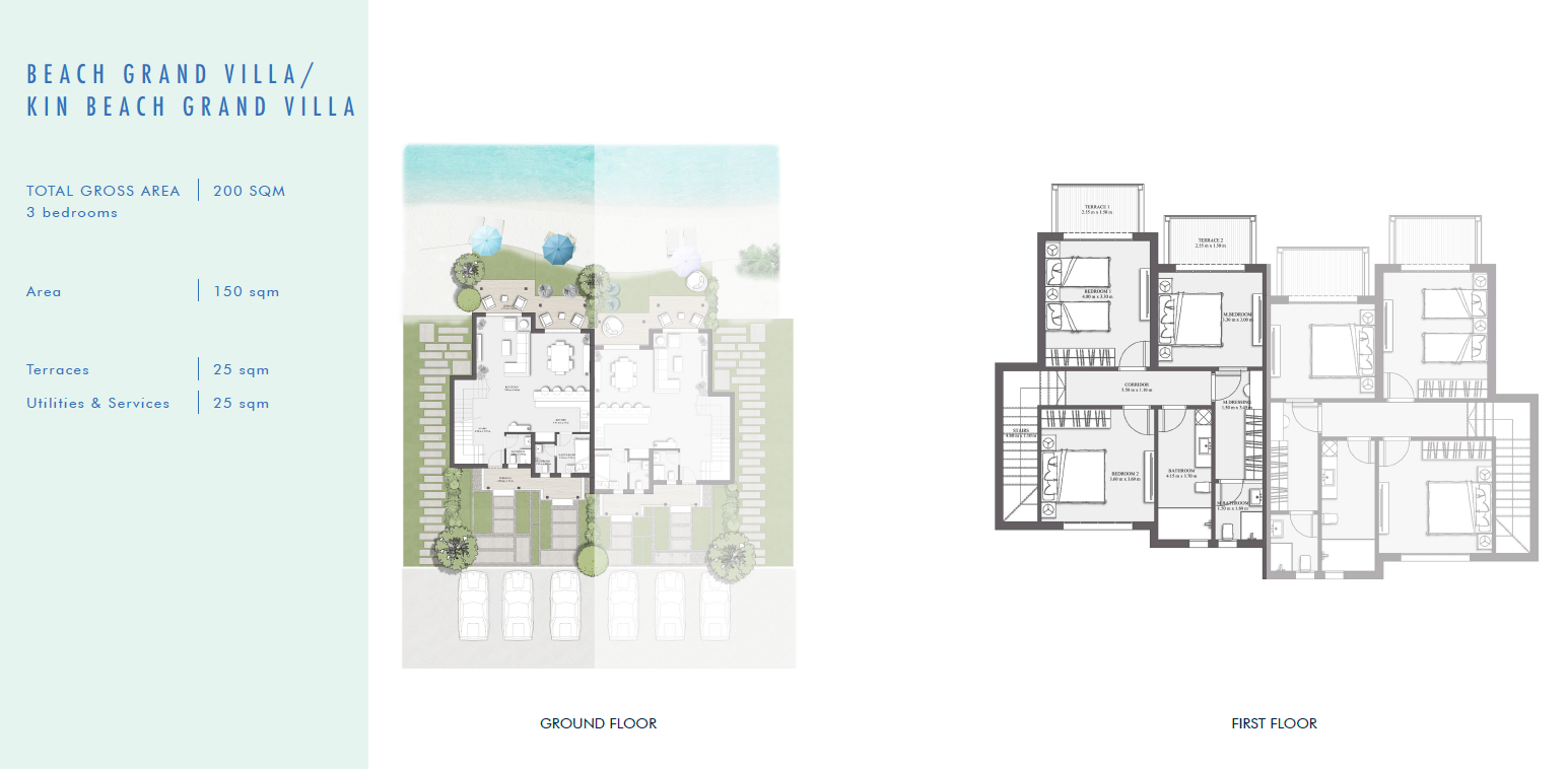 Floor plan for duplex at Crysta