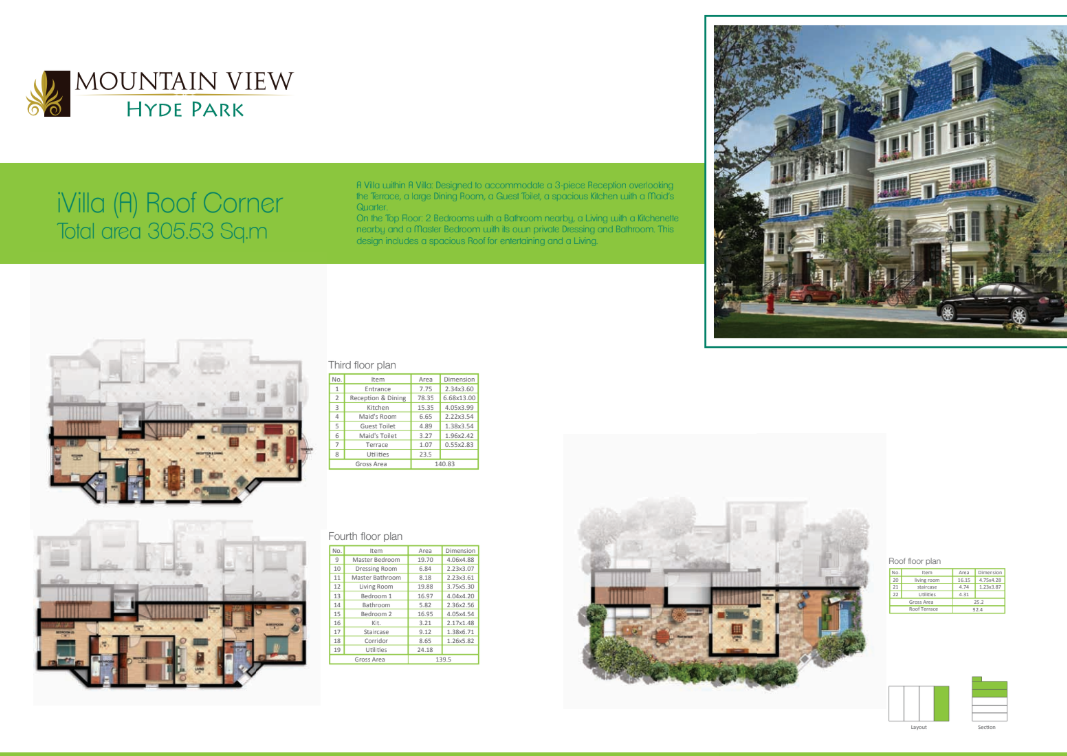 Floor plan for duplex at Mountain View Hyde Park