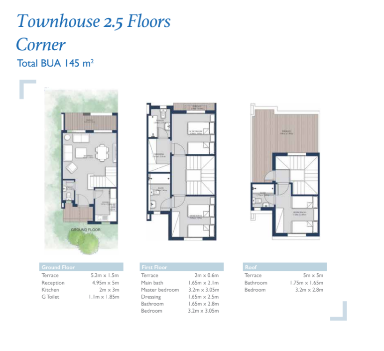 Floor plan for townhouse at Crete Island