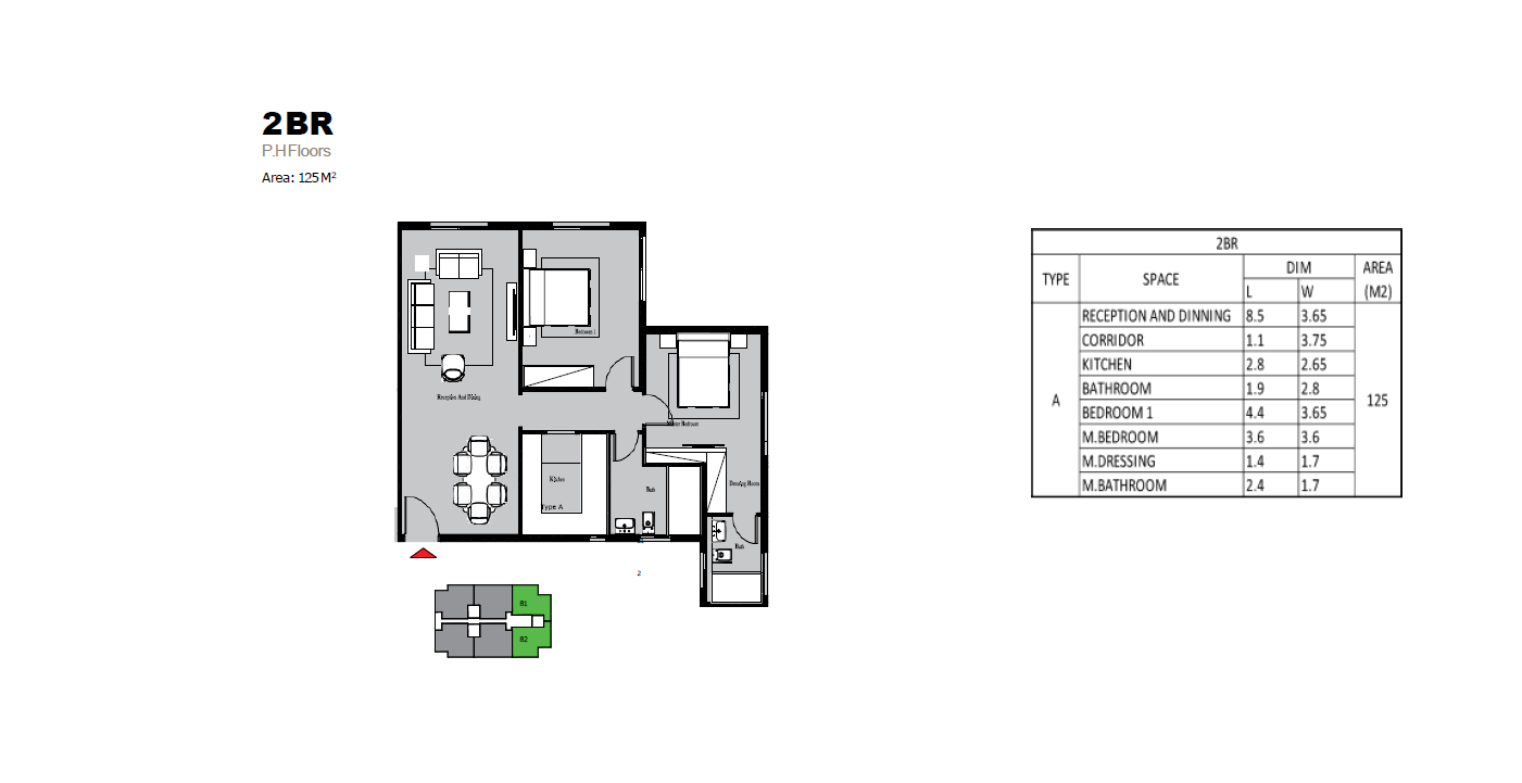 Floor plan for apartment at Nest