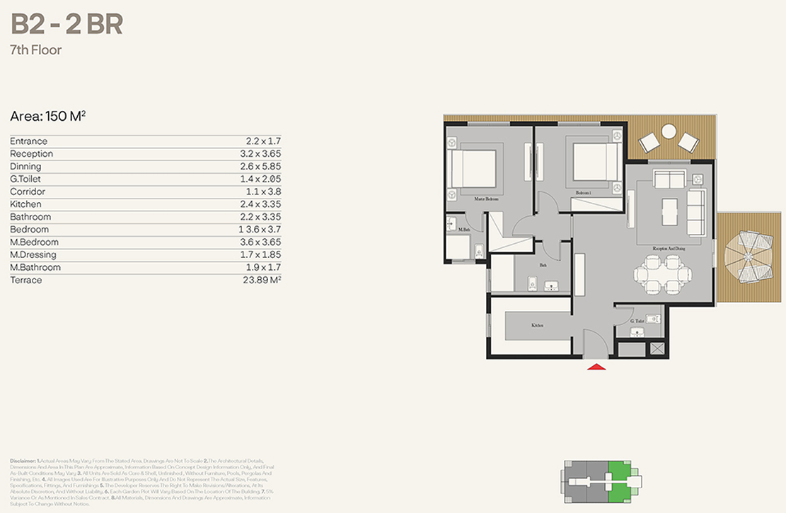 Floor plan for apartment at Nest
