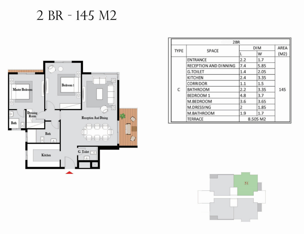 Floor plan for apartment at Nest