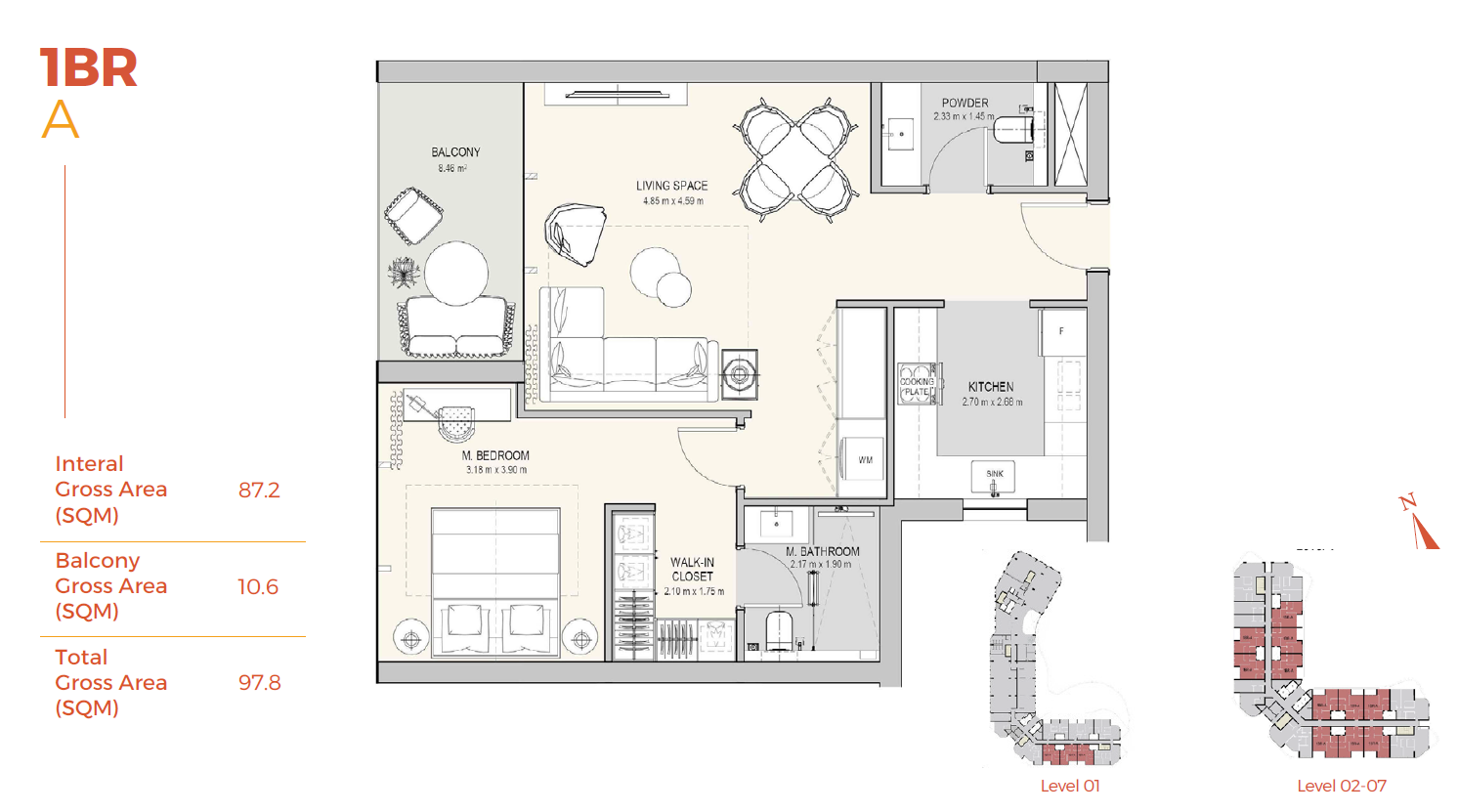 Floor plan for apartment at Do