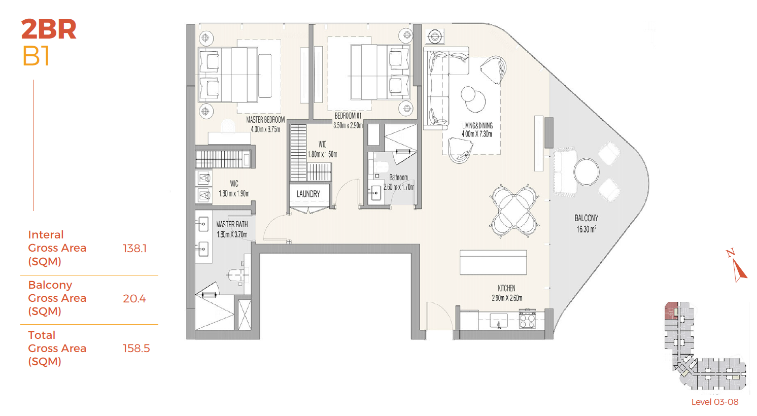 Floor plan for apartment at Do