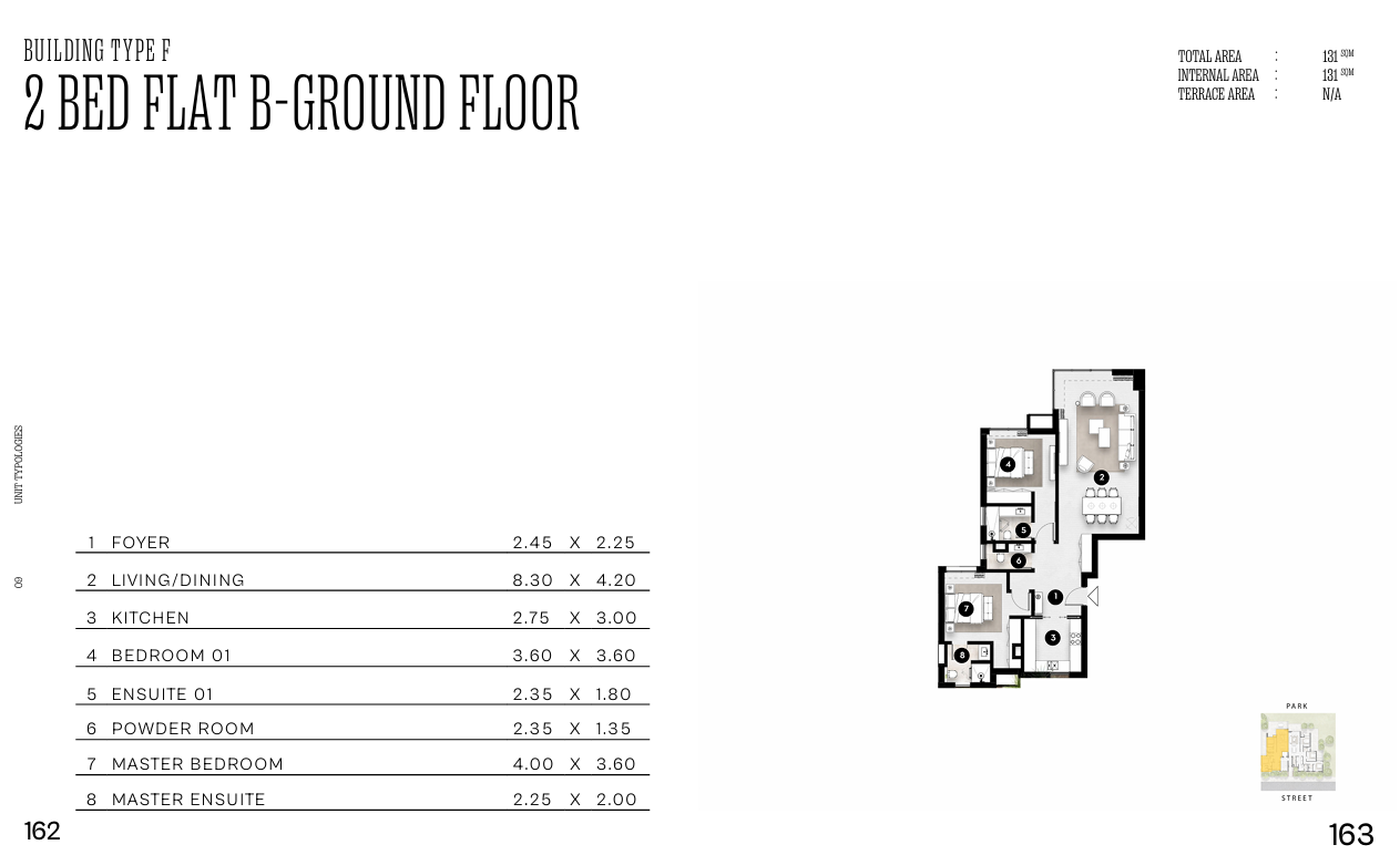 Floor plan for apartment at Solana