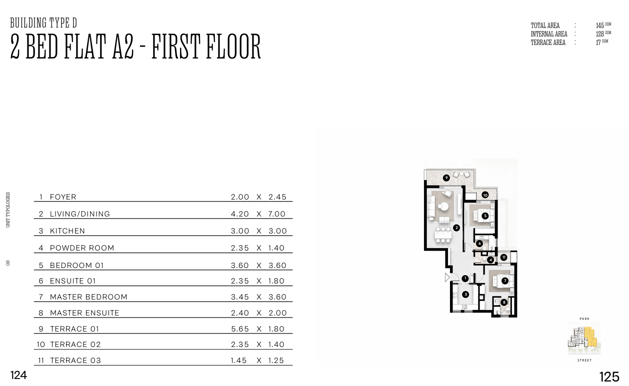 Floor plan for apartment at Solana