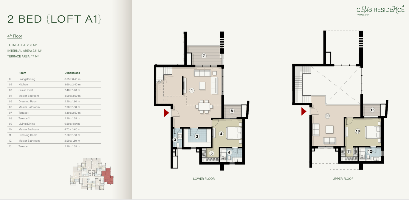 Floor plan for  at ZED East