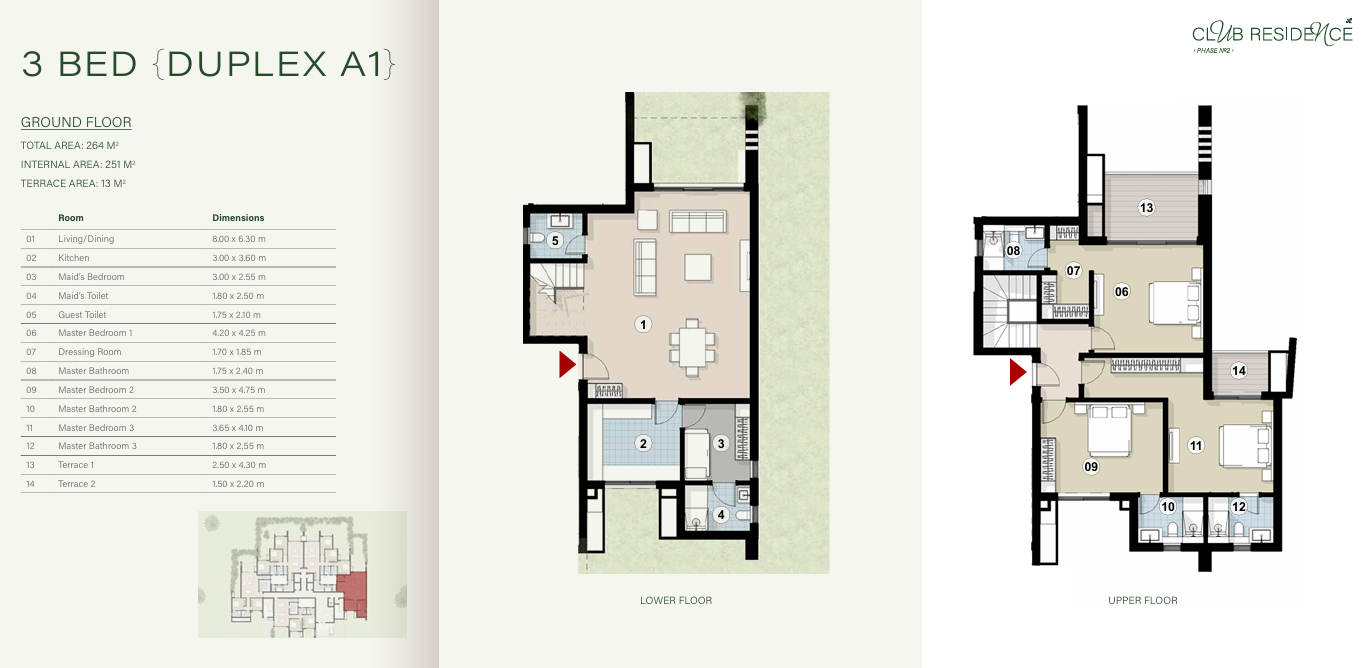 Floor plan for duplex at ZED East